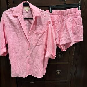 Show Me Your MuMu Pink Pajama Set